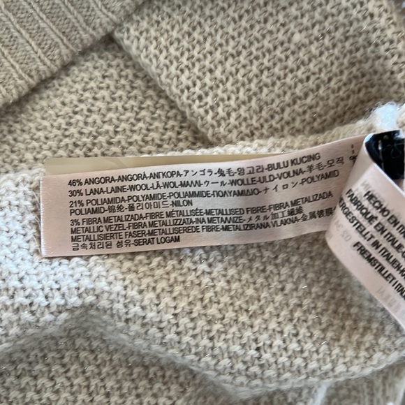 Massimo Dutti Italian Yarn Scoop Neck Sweater - Picture 9 of 12